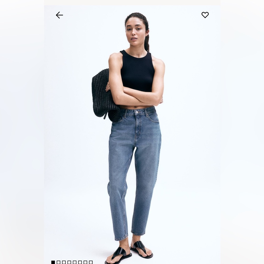 H&M Mom Slim High Ankle Jeans